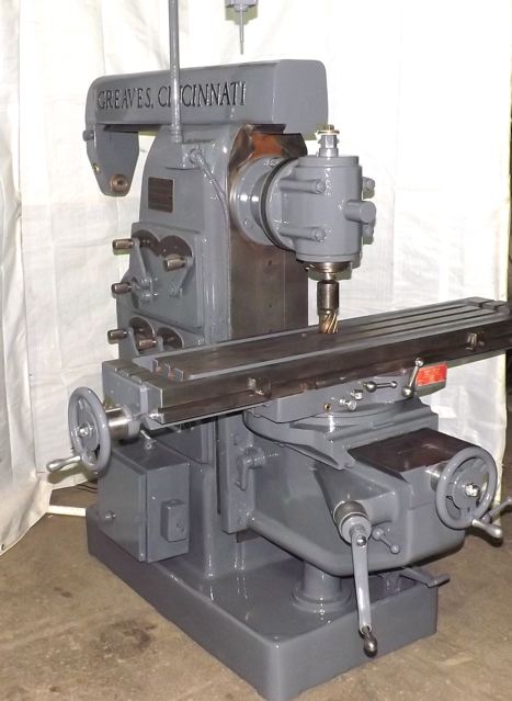 X=36" - Y=12"- Z=18" GREAVES ... HORIZONTAL/VERTICAL MILL